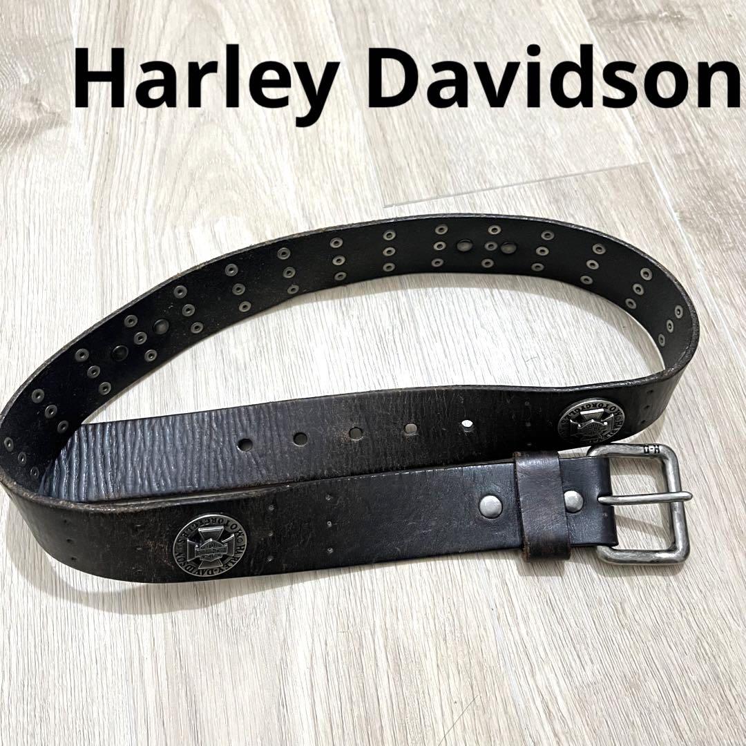 【入手困難】Harley Davidson ベルト ブラウン 32インチ