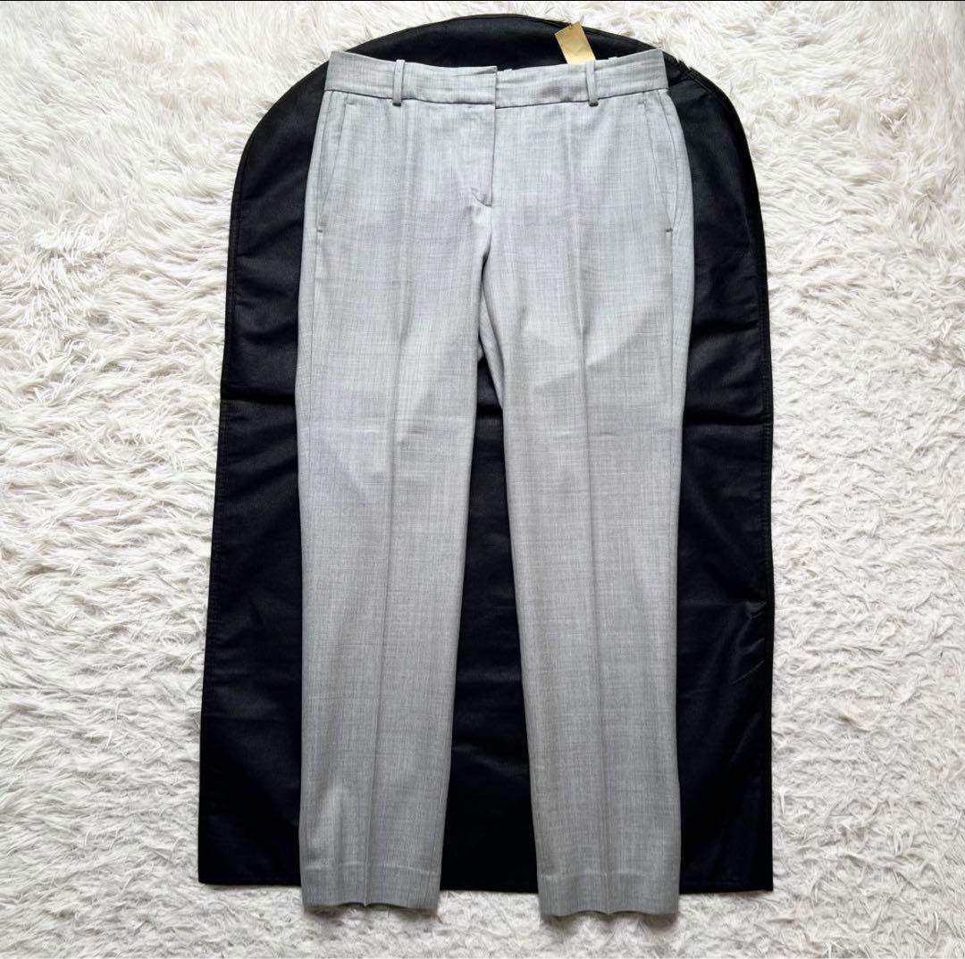 Theory セオリー セットアップ スーツ ノーカラー パンツ 大きいサイズ
