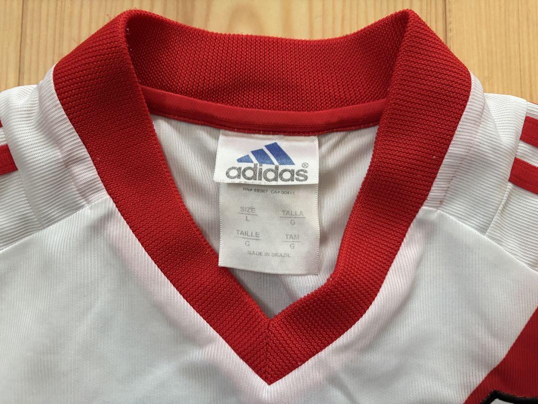 ブランド品 通販サイト 00s L ユニフォーム ゲームシャツ リーベルプレート adidas ウェア