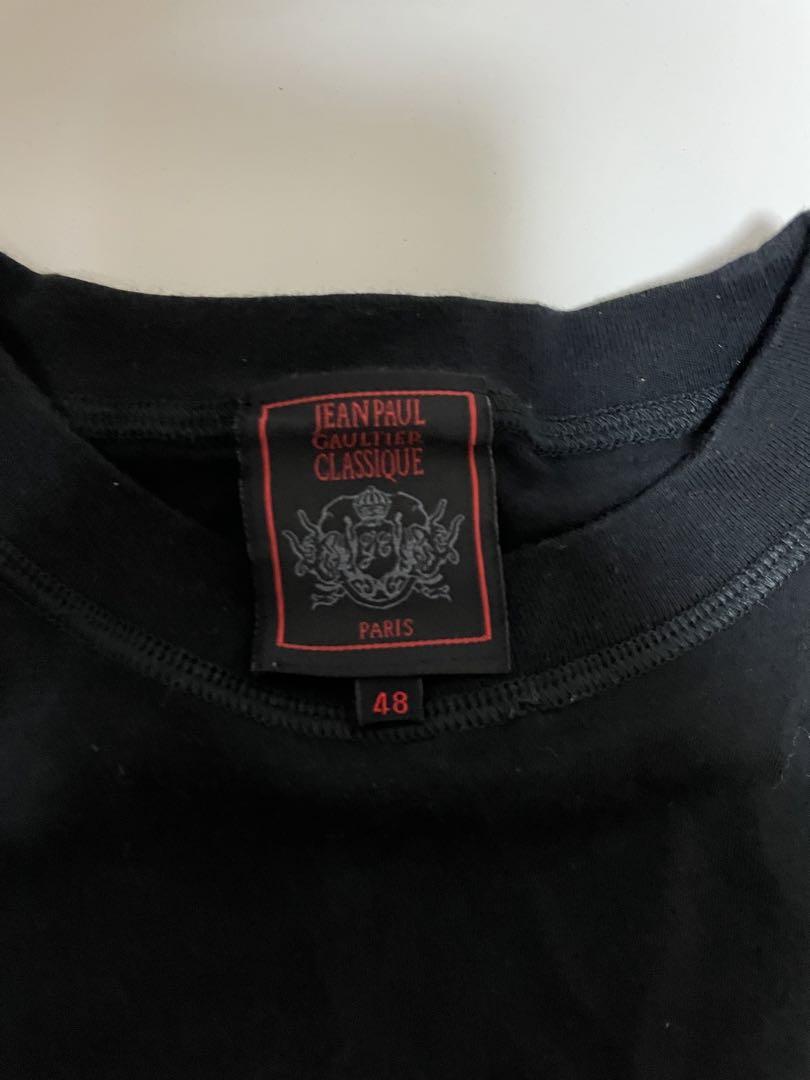 JEAN PAUL GAULTIER 長袖カットソー 48 ブラック