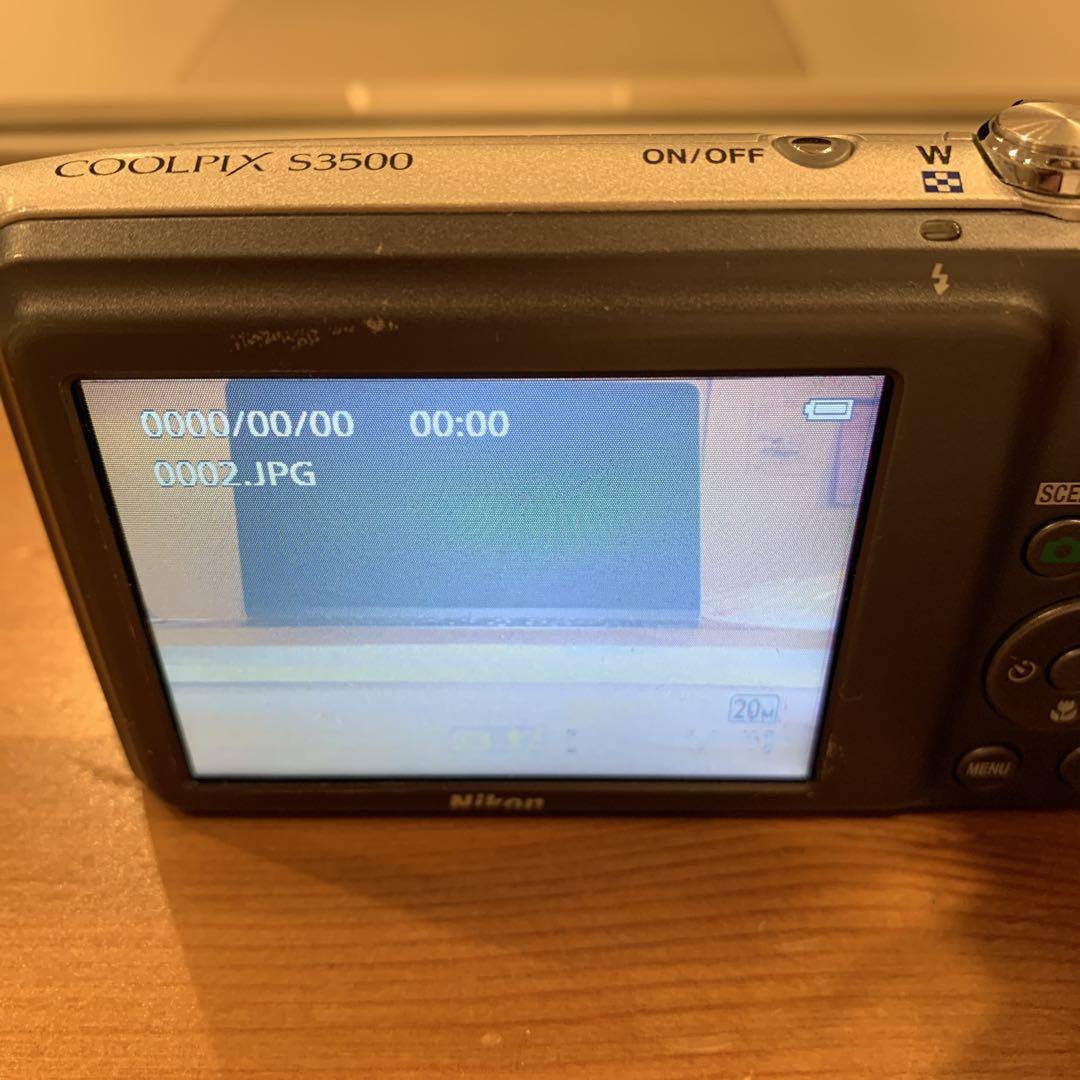 Nikon COOLPIX S3500 シルバー 起動確認済 ジャンク 69 - メルカリ