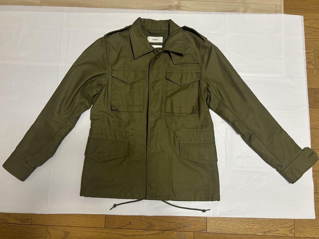 HYKE FIELD JAKET ミリタリージャケット 01