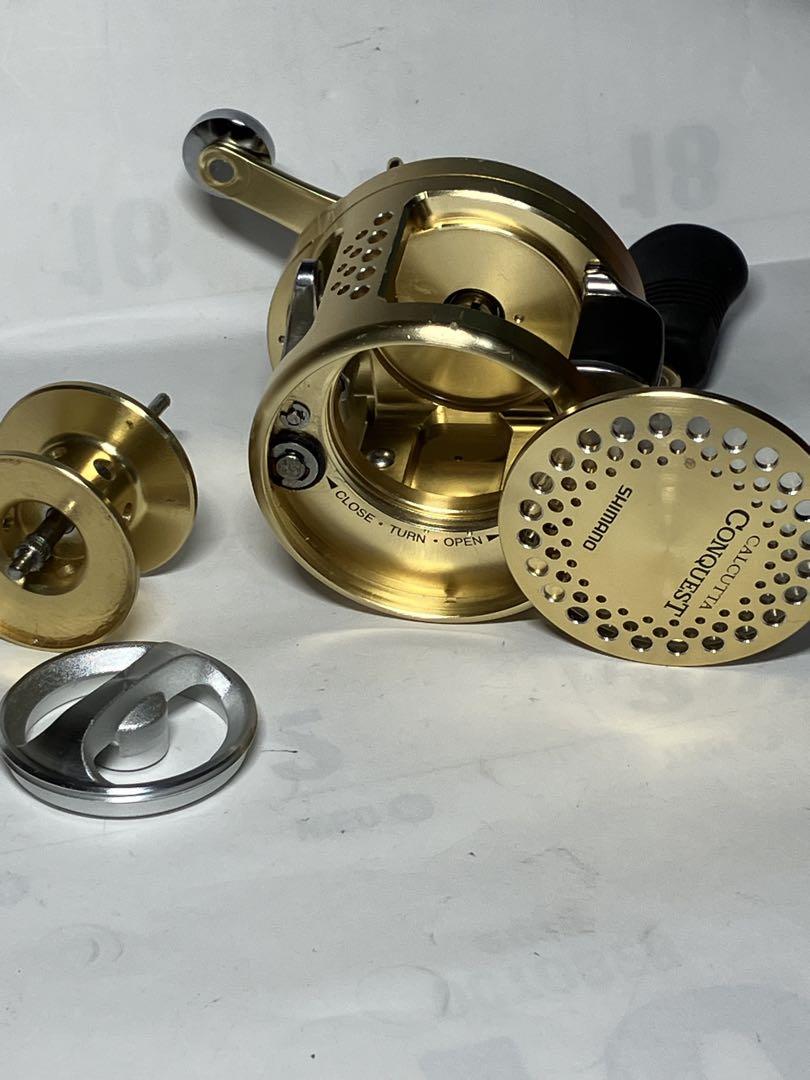 SHIMANO CALCUTTA CONQUEST 400F ゴールド