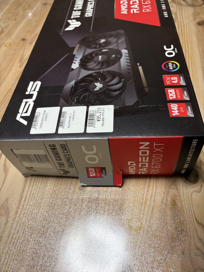 ジャンクですASUS TUF Gaming RX 6700 XT OC 12GB