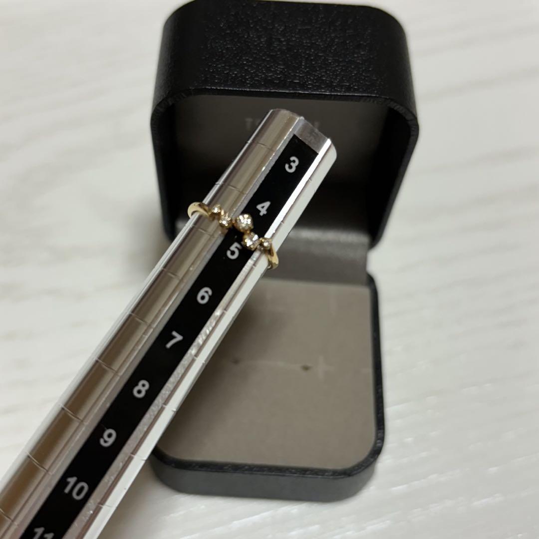【美品♡匿名配送】TSUTSUMI K18 イエローゴールド ダイヤモンドリング