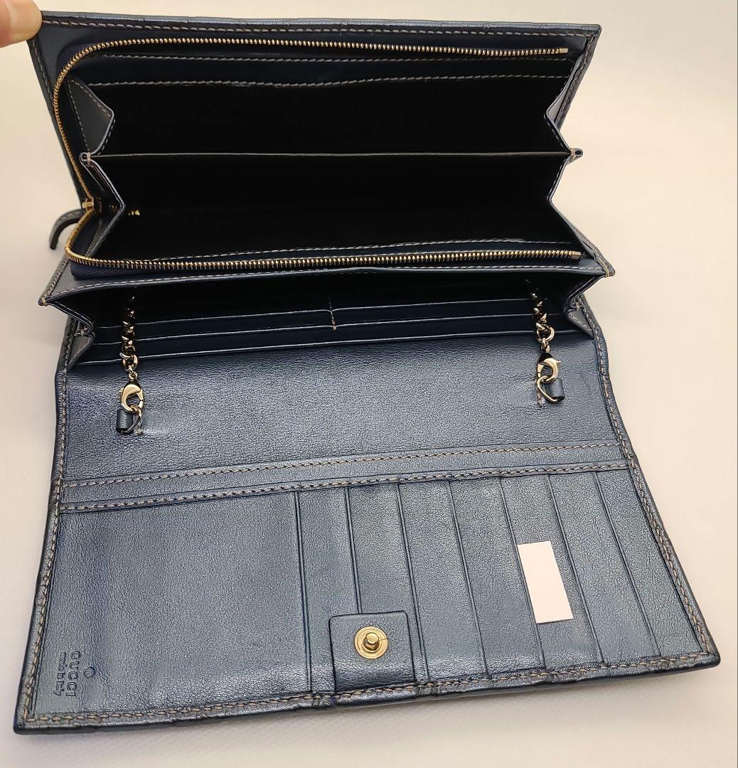 GUCCI　チェーン付き長財布