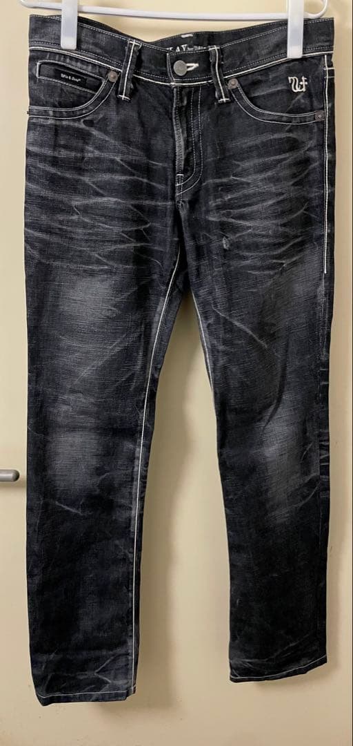 【鬼ヒゲ 岡山デニム】DELAY by Win&Sons size3 ブラック 【鬼ヒゲ 岡山デニム】DELAY by Win&Sons size3 ブラック