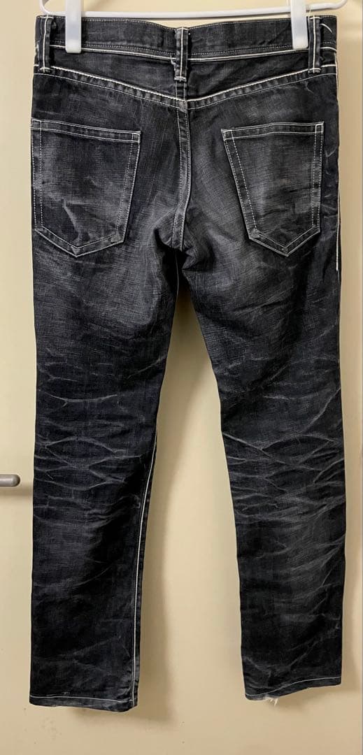 【鬼ヒゲ 岡山デニム】DELAY by Win&Sons size3 ブラック 【鬼ヒゲ 岡山デニム】DELAY by Win&Sons size3 ブラック