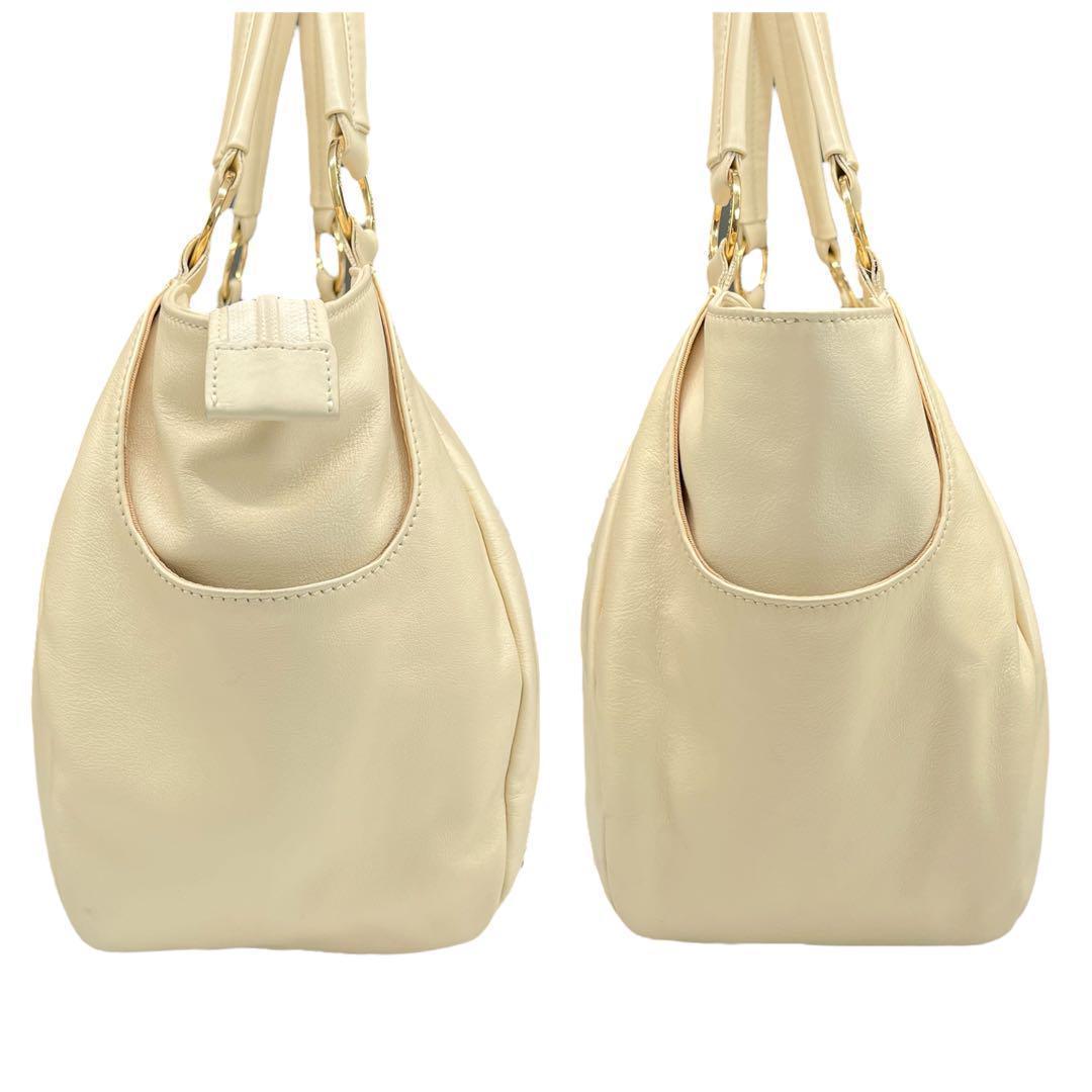 未使用級✨ Kitamura トートバッグ ドッグ犬 ゴールド金具