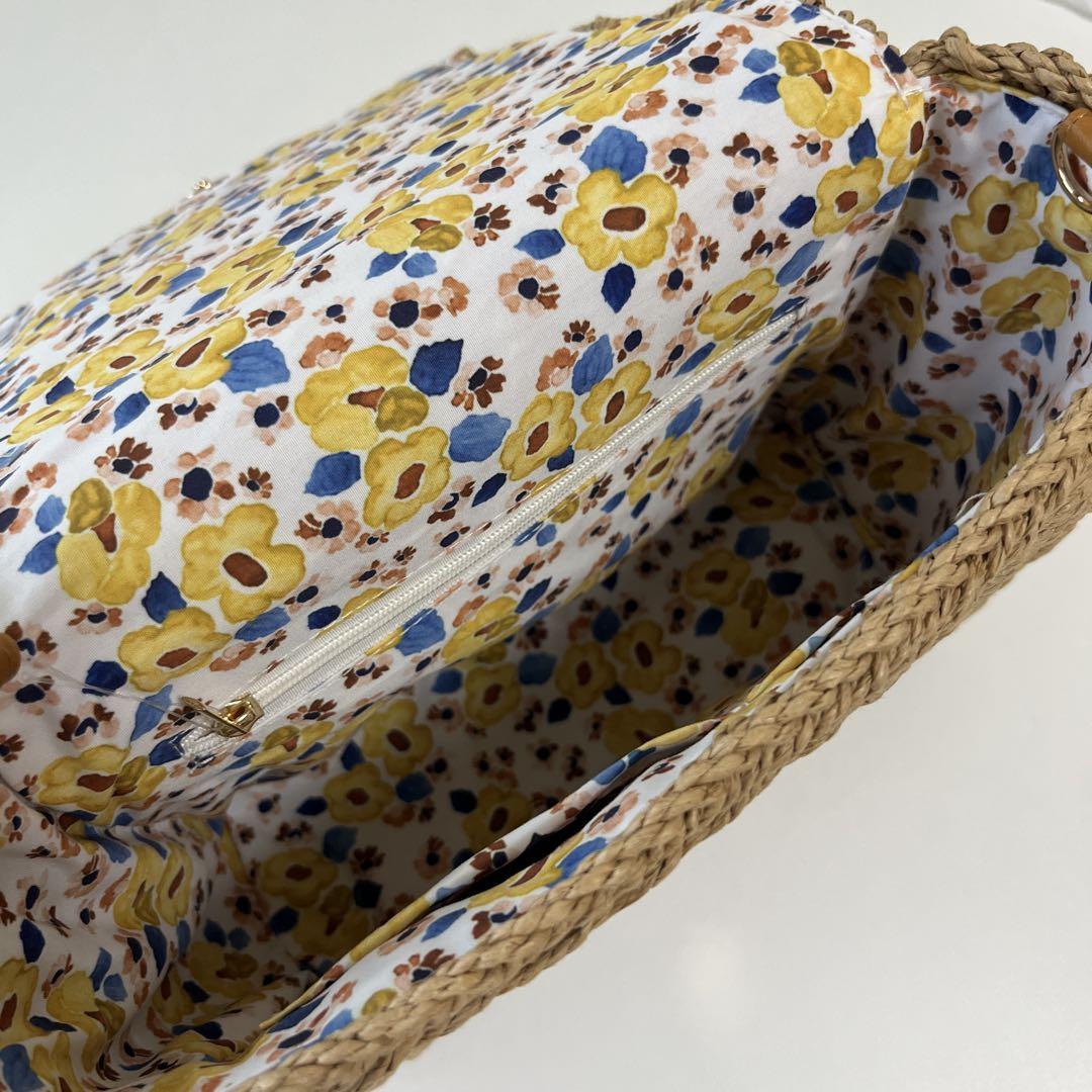 新品 PAUL & JOE 羊刺繍 かごバッグ ショルダーバッグ タグ付き