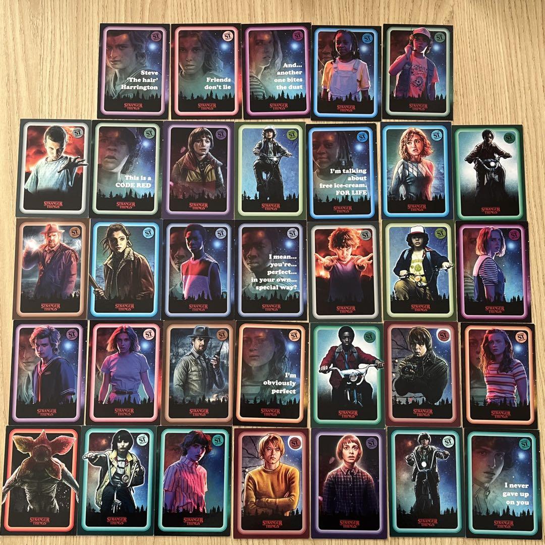 STRANGER THINGS WONDER BOX! Trading Cards Stickers Poster