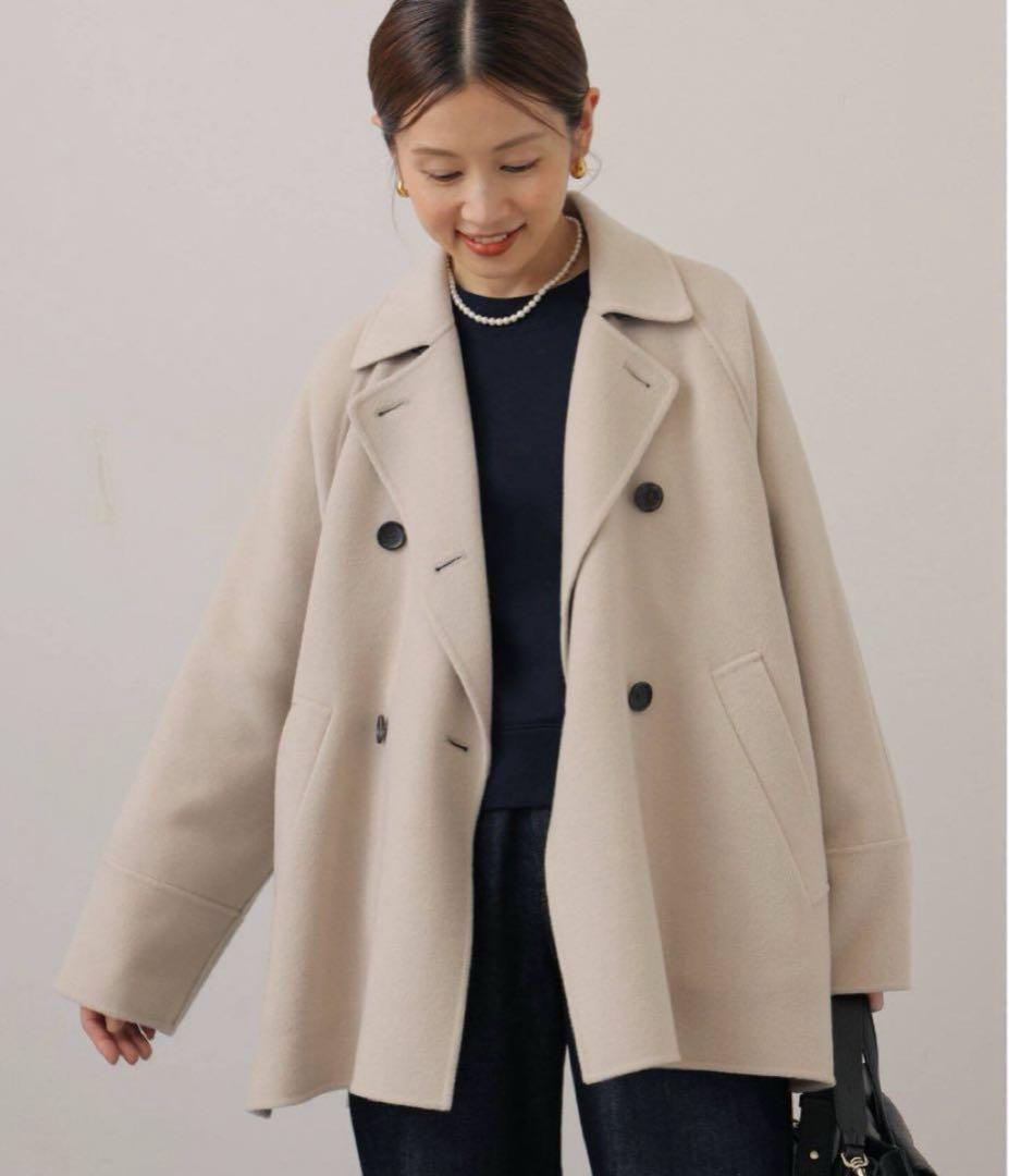 IENA スーパー160ダブルフェイス ショートコート【38】