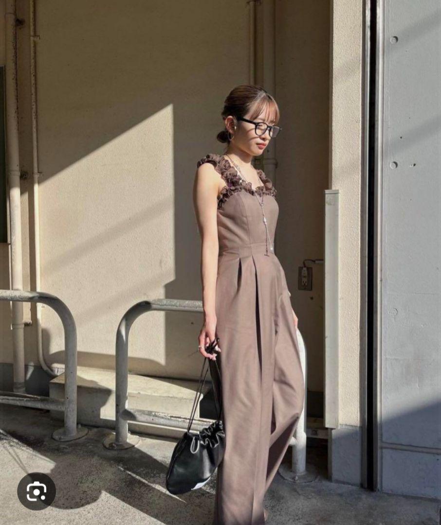AMERI MEDI 2WAY FRILL ROMPERS レディース
