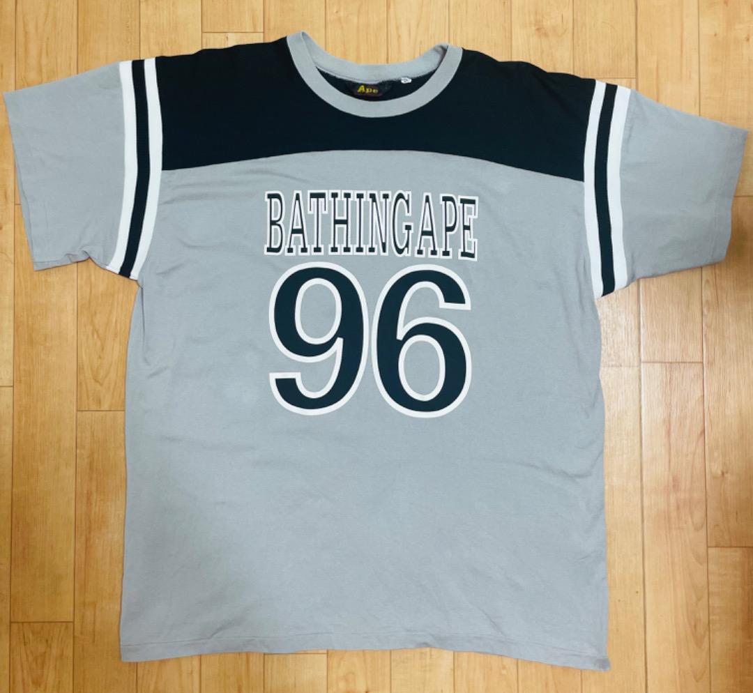 初期96年 A Bathing Ape フットボールTシャツ 90s