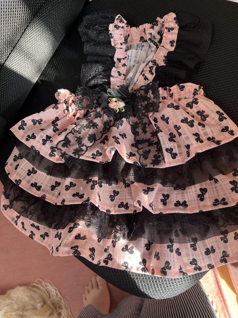 まゆまゆさちこ犬服ハンドメイドワンピース