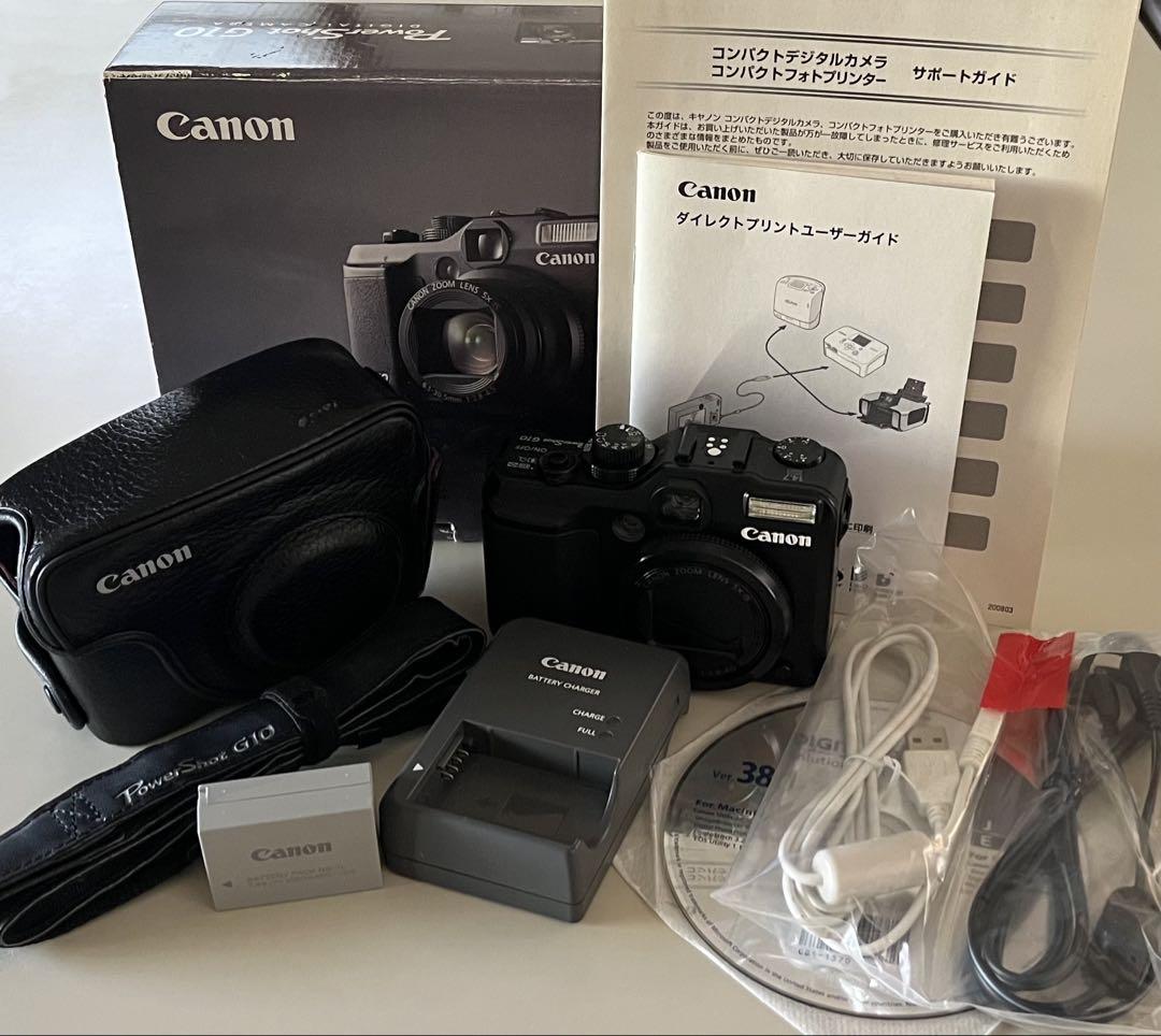 Canon PowerShot G10 箱　説明書付き　デジカメ　コンデジ コンパクトデジタルカメラ】PowerShot G10 基本情報