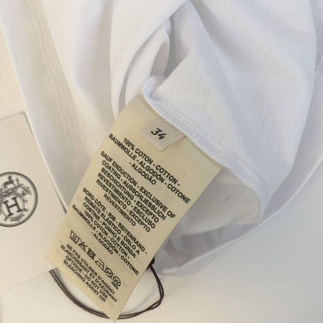 新品タグ付き Hermes エルメス カノエ マイクロ Tシャツ 23ss 34