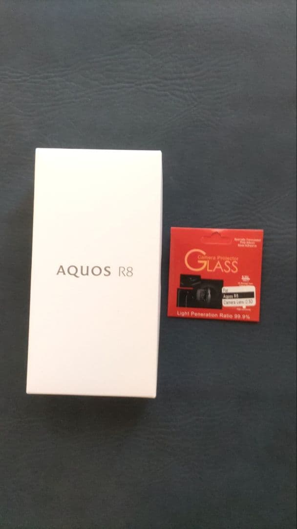 AQUOS R8 SH-R80ブルー (カメラレンズ保護フィルム付き)