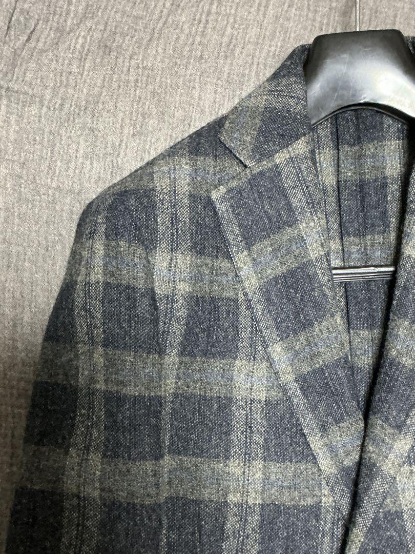 48 LARDINI ラルディーニ ウールジャケット ブートニエール付き 画像11