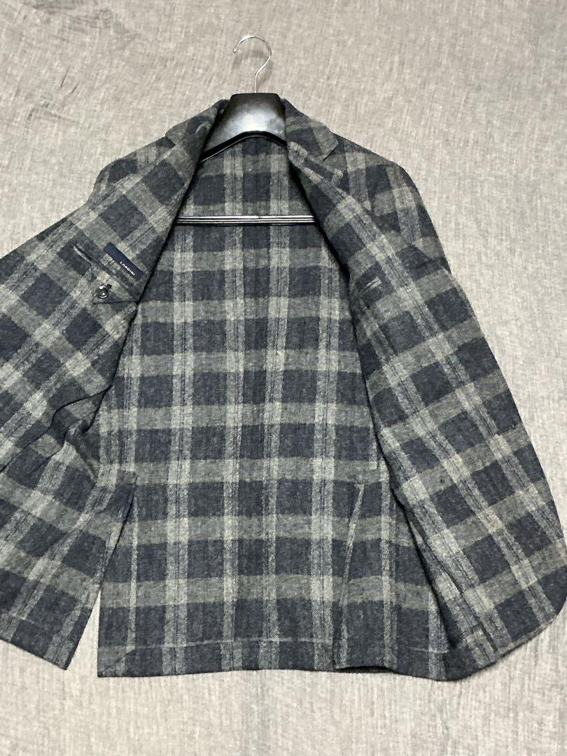 48 LARDINI ラルディーニ ウールジャケット ブートニエール付き 画像14