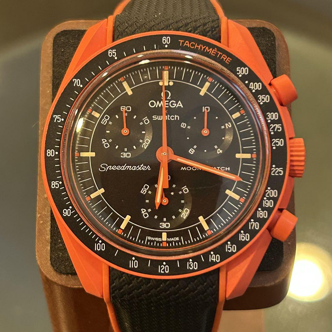 OMEGA x Swatch MISSION ON EARTH\"LAVA\" 美品