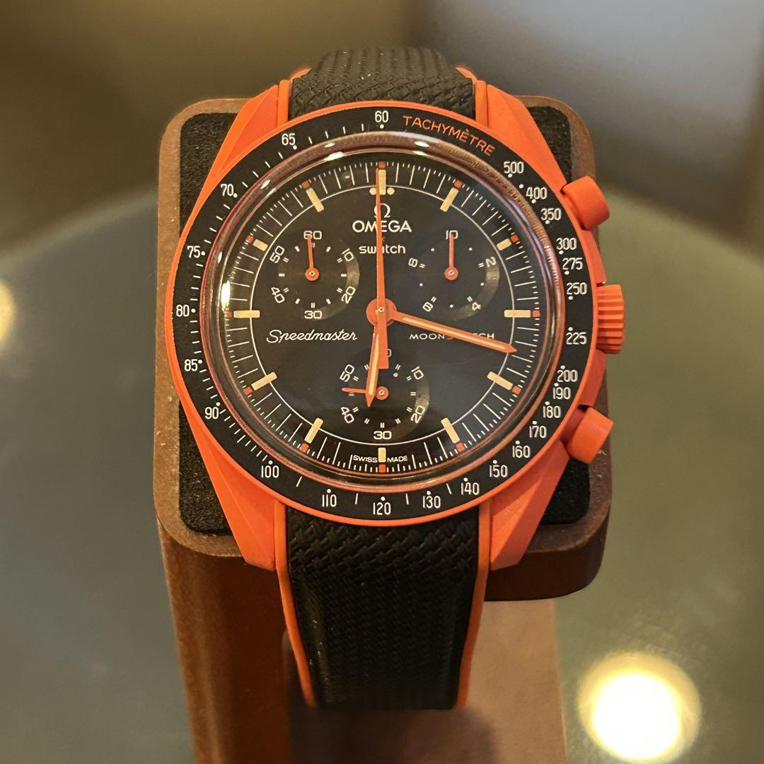 OMEGA x Swatch MISSION ON EARTH\"LAVA\" 美品