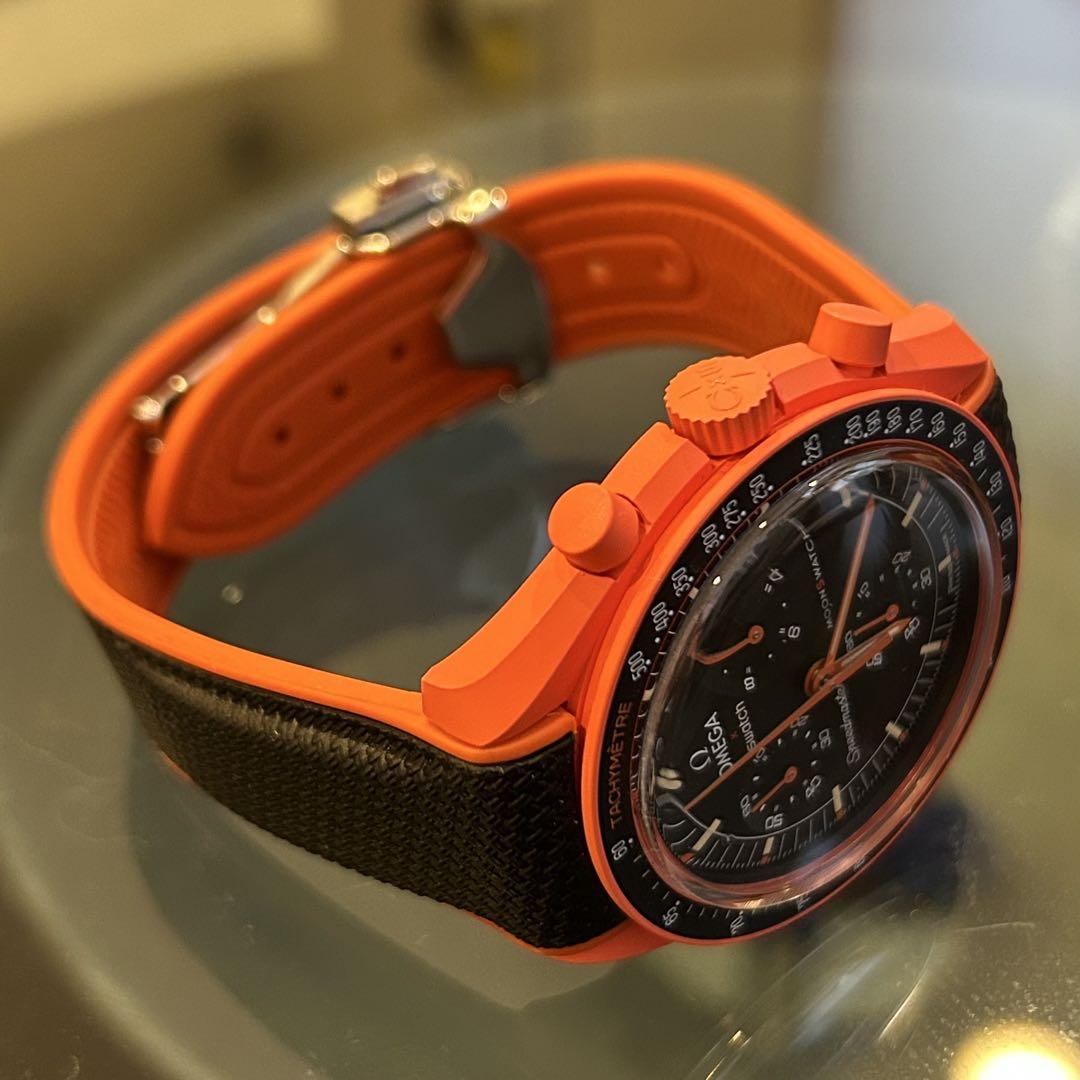OMEGA x Swatch MISSION ON EARTH\"LAVA\" 美品