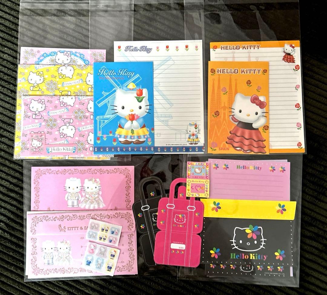 平成レトロ ハローキティ レターセット バラエティー 5組Sanrio