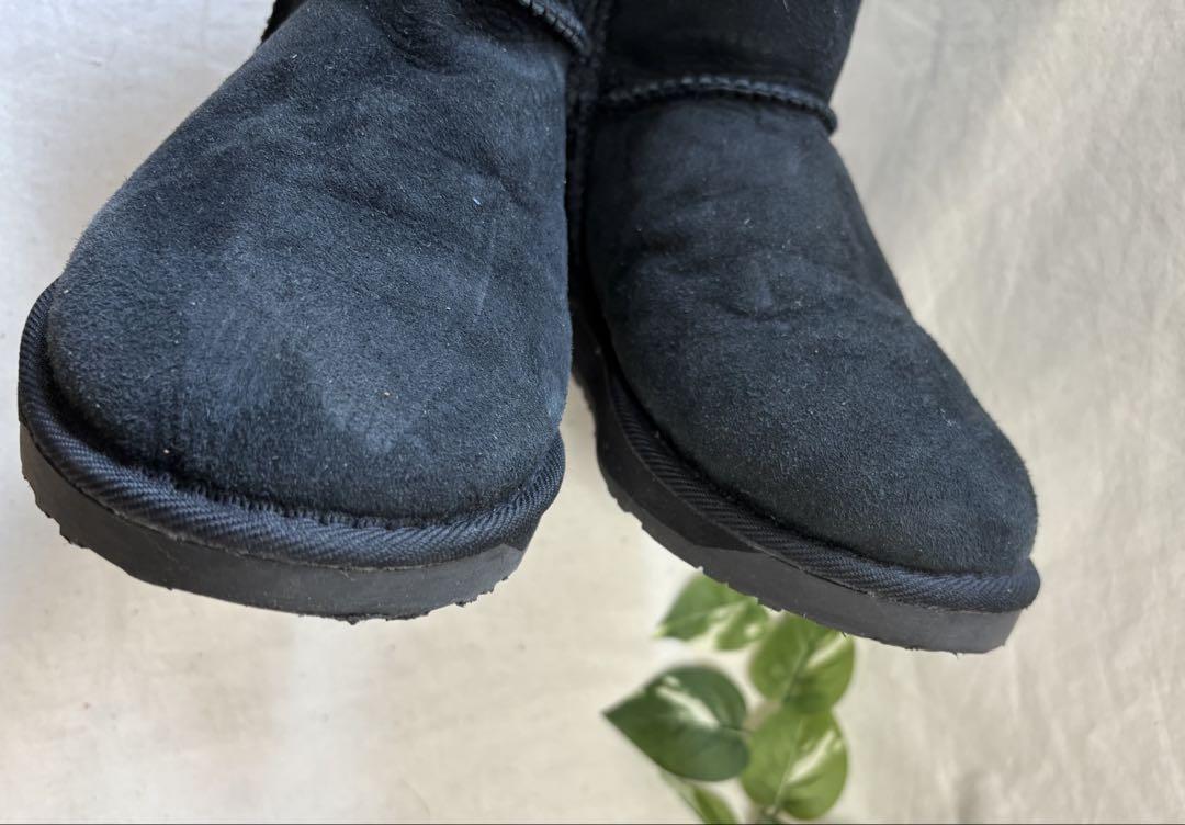 UGG アグ ムートンブーツ 黒 ロングムートンブーツ ブーツ