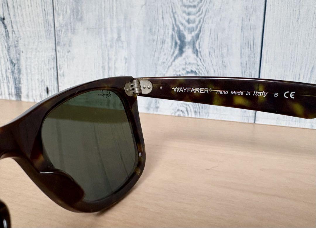 rayban 鼈甲 ウェイファーラー wayfarer サングラス ボシュロム