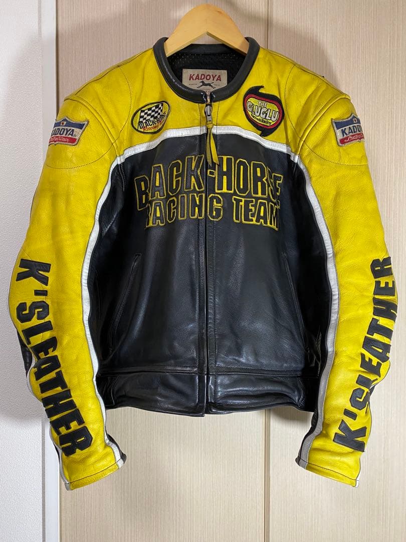 KADOYA レザーライダースジャケットL・KADOYA