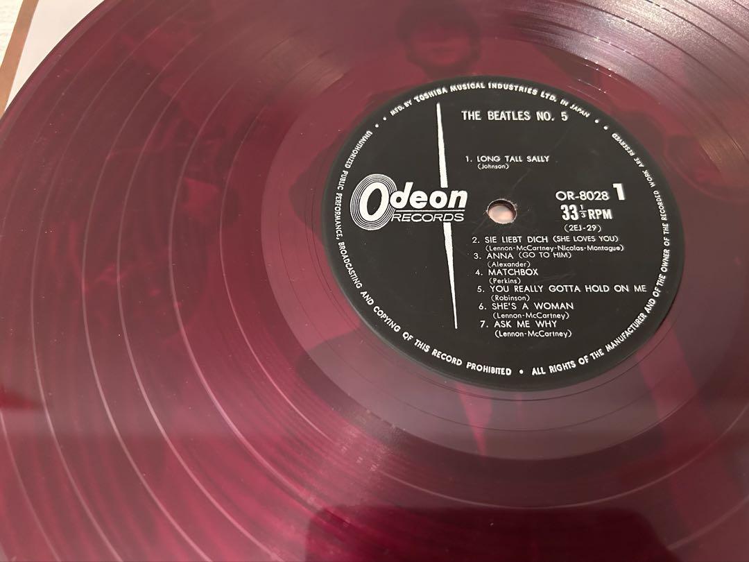 ビートルズ レコード No5 OR-8028