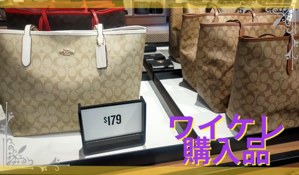 COACHコーチ迷彩柄マホガニー×ダークグリーンカモフラージュ 長財布