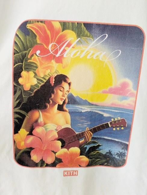 最安価格 新品】KITH HAWAII限定 XXL ホワイト アロハサンセット Tシャツ トップス