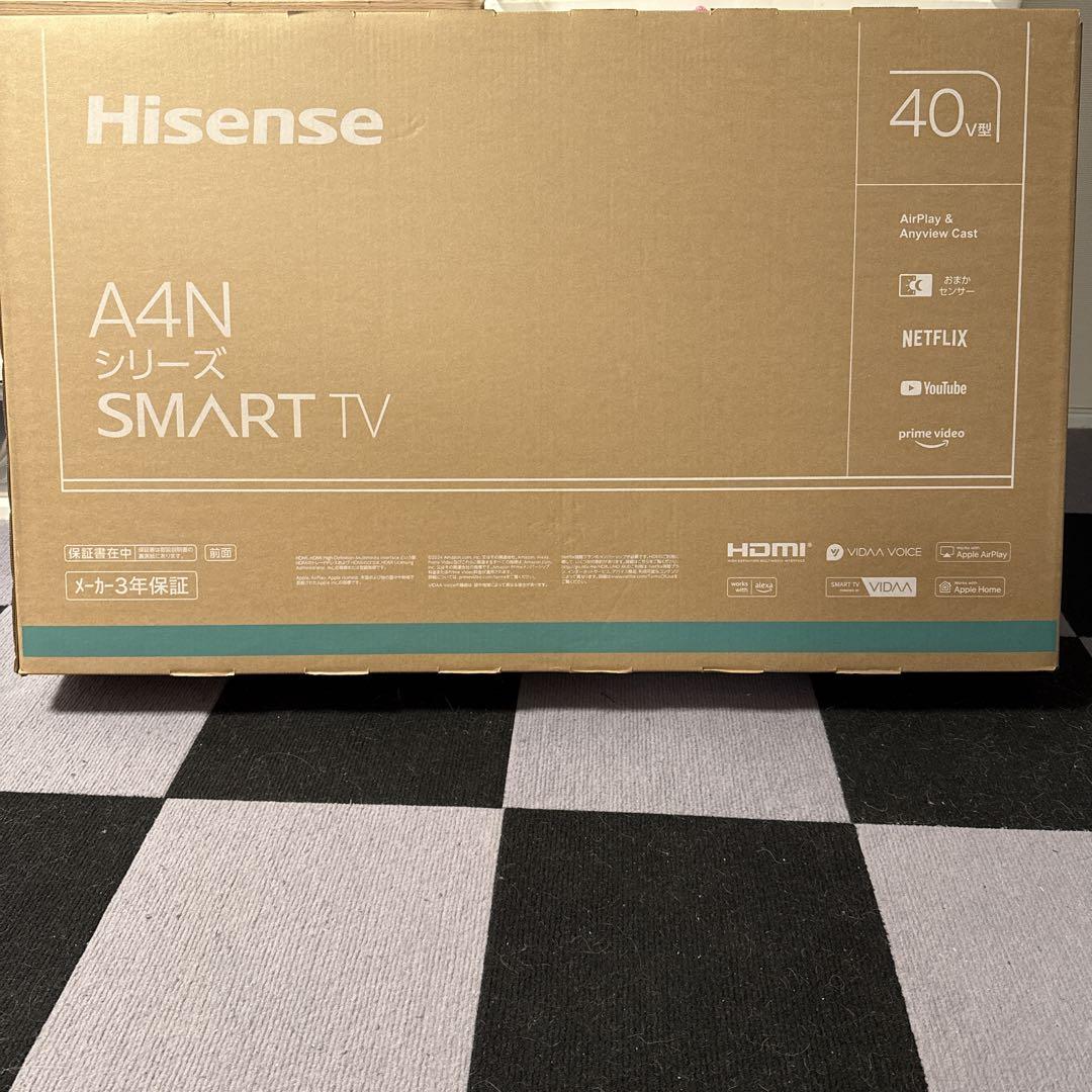 Hisense A4N 40インチ SMART TV