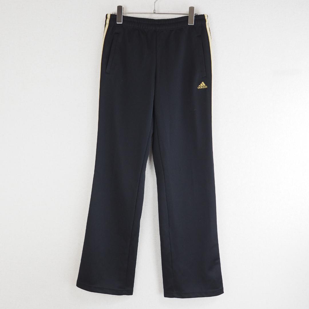 ☆美品☆adidas 3本ライン ジャージパンツ S 黒 ストレート