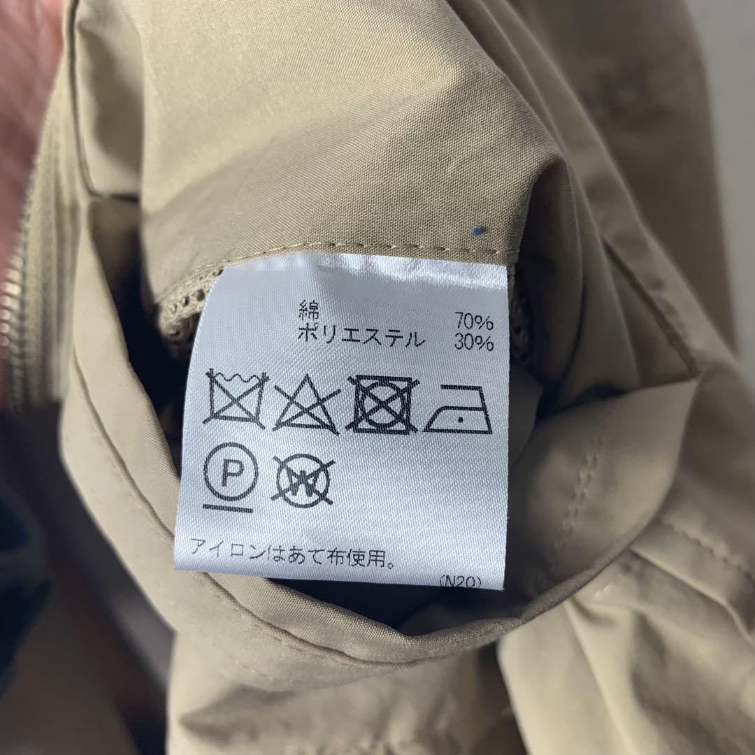 00s Aquascutum シャツブルゾン 42 ベージュ ダブルジップ