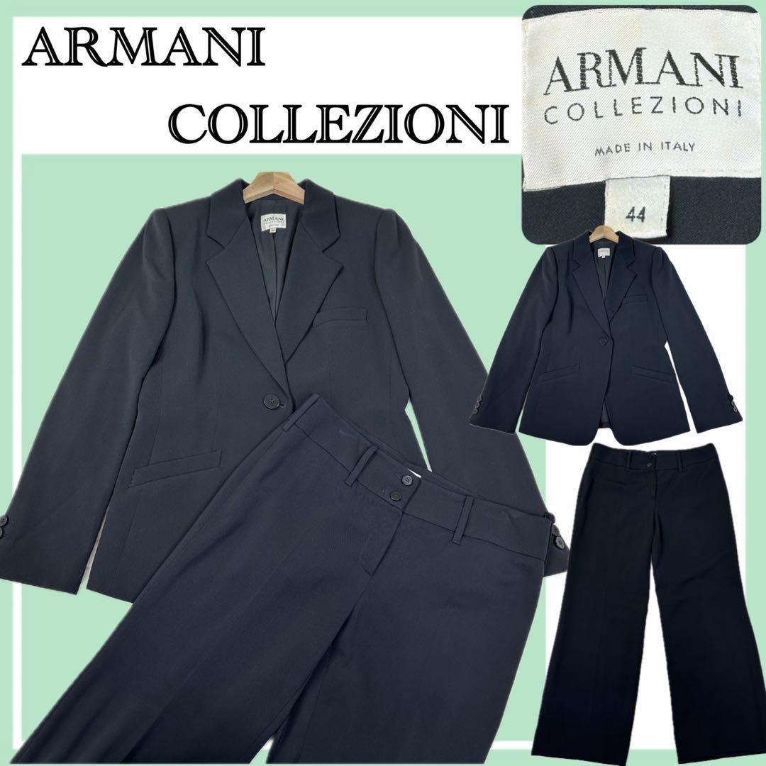 ✨希少✨ARMANI COLLEZIONIイタリア製セットアップ ブラック44スーツ・フォーマル・ドレス