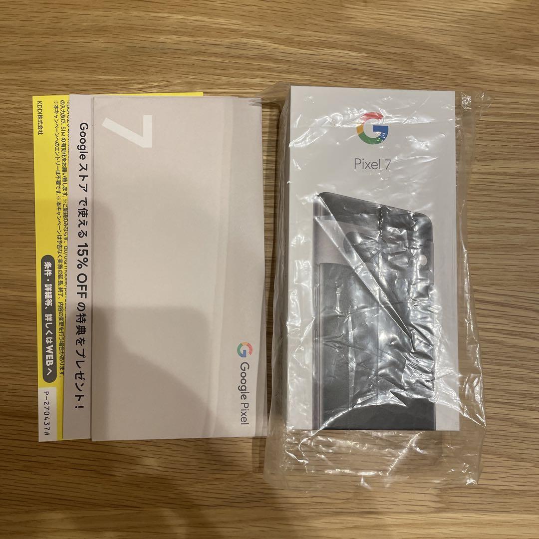 【新品未開封】google Pixel7 Obsidian