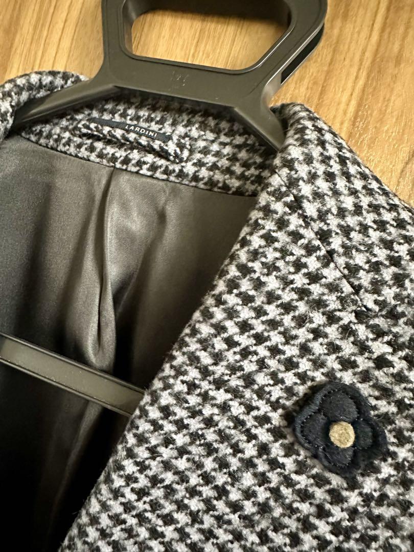 【美品】LARDINI チェスターコート/グレー