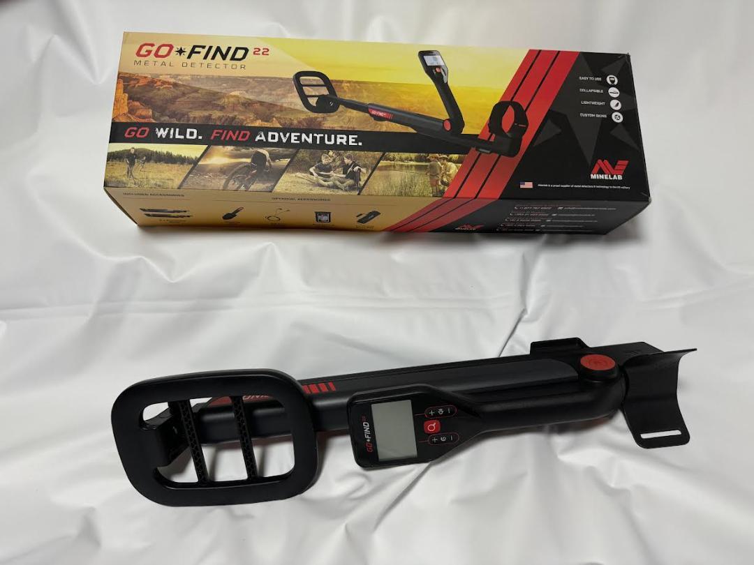 金属探知機　MINELAB　GO☆FIND22　(ハンディおまけ付き）