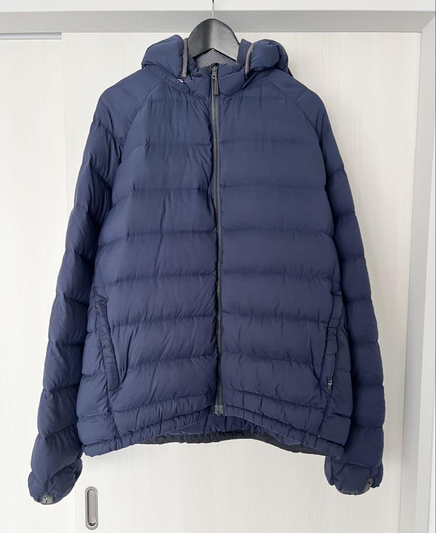 最終値下げ!Eddie Bauer フード付きダウンジャケット 紺 ネイビー ビンテージ】【エディーバウアー】【Eddie Bauer】YUKON【紺