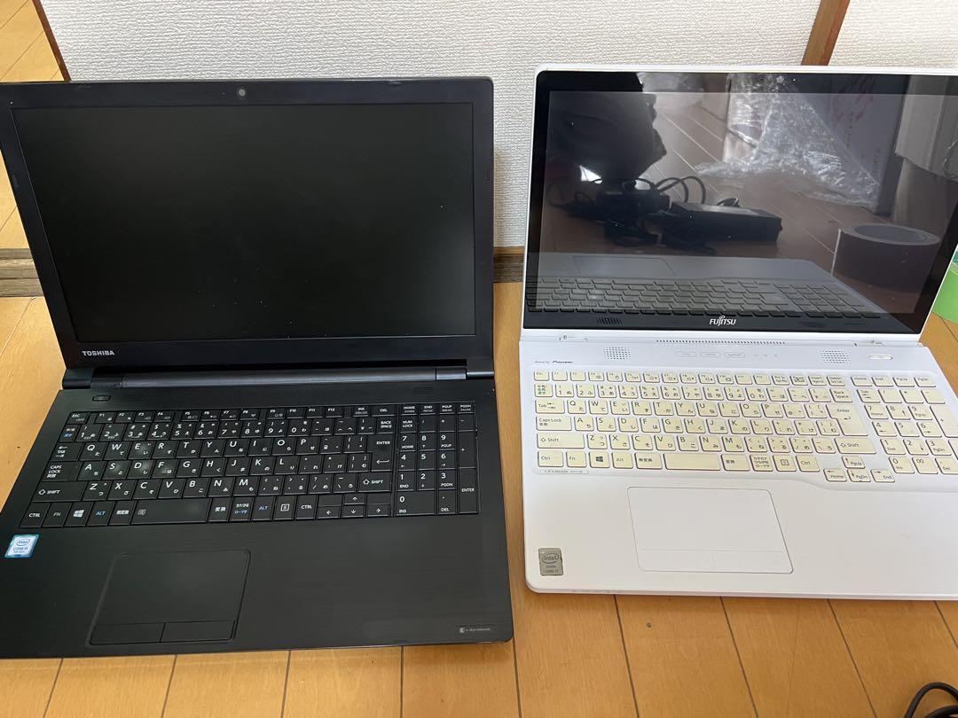 TOSHIBA 富士通 ノートPC 2台セット
