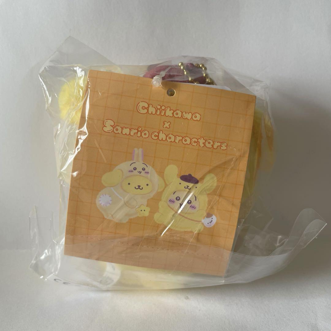 サンリオ ちいかわ マスコットホルダー ポムポムプリン うさぎ