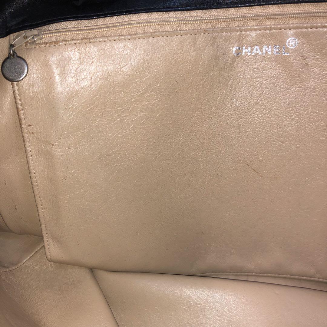 ★美品★ CHANEL シャネル トートバッグ ココマーク ラムスキン ブラック