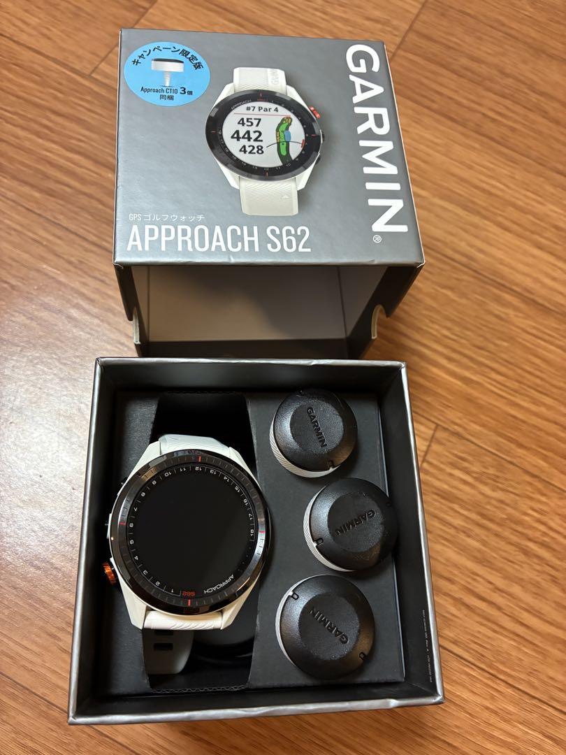 GARMIN Approach S62 GPSゴルフウォッチ　ホワイト