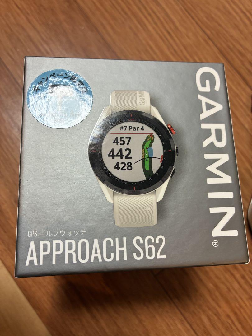 GARMIN Approach S62 GPSゴルフウォッチ　ホワイト