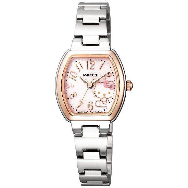 稼動品　腕時計　CITIZEN wicca ハローキティー  　ソーラー時計 CITIZEN 『wicca×Hello Kitty』ソーラー腕時計
