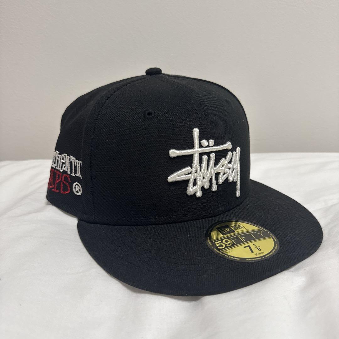 stussy ステューシー×ニューエラ　コラボ キャップ　7 1/8