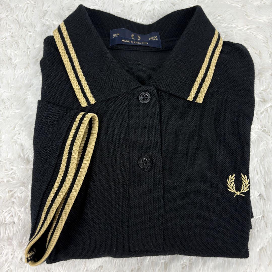 大人気　M12 英国製　フレッドペリー　ポロシャツ　半袖　38 M 黒　金 楽天市場】フレッドペリー FREDPERRY ポロシャツ 半袖 メンズ
